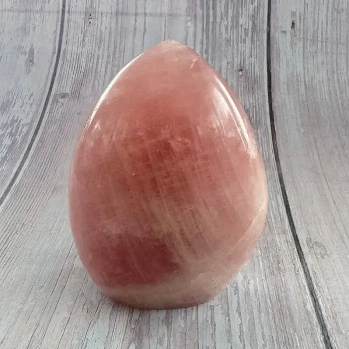 Růženín leštěný freeform Madagaskar 7 - cca 5,7 x 9,9 cm, 449 g