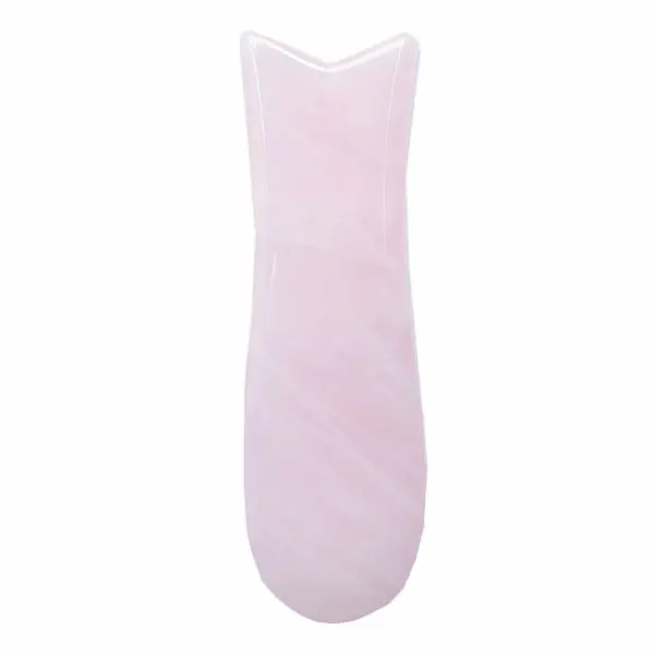 Gua sha na tvář z růženínu ve tvaru rybky - délka cca 10,5 cm