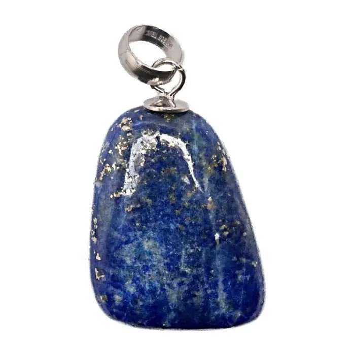 Lapis Lazuli A kvalita malý přívěsek stříbro Ag 925 č. 10 - 2 cm, 4,5 g