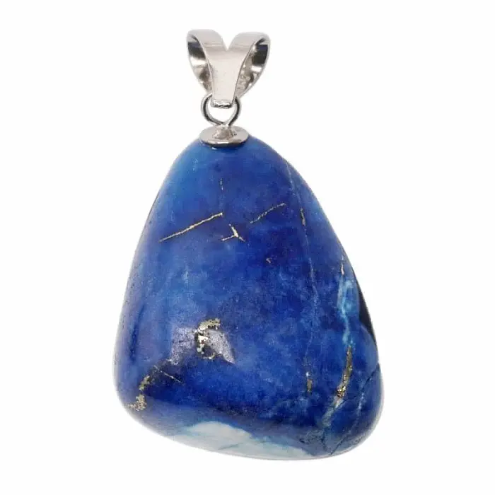 Lapis Lazuli A kvalita velký přívěsek stříbro Ag 925 č. 10 - 2,9 cm, 12 g