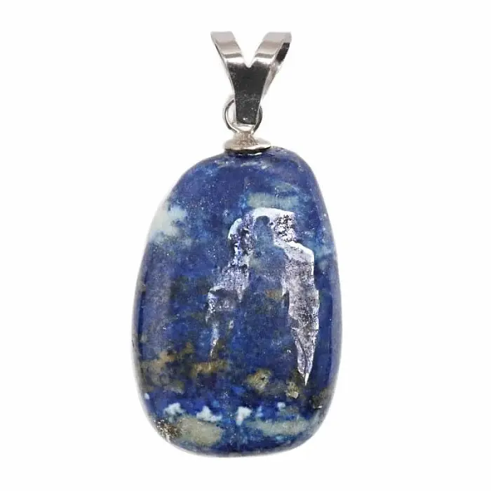 Lapis Lazuli A kvalita velký přívěsek stříbro Ag 925 č. 4 - 2,6 cm, 6,5 g