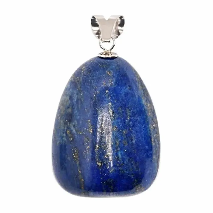 Lapis Lazuli A kvalita velký přívěsek stříbro Ag 925 č. 5 - 2,9 cm, 13,7 g