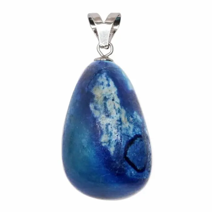 Lapis Lazuli A kvalita velký přívěsek stříbro Ag 925 č. 8 - 2,9 cm, 12,8 g
