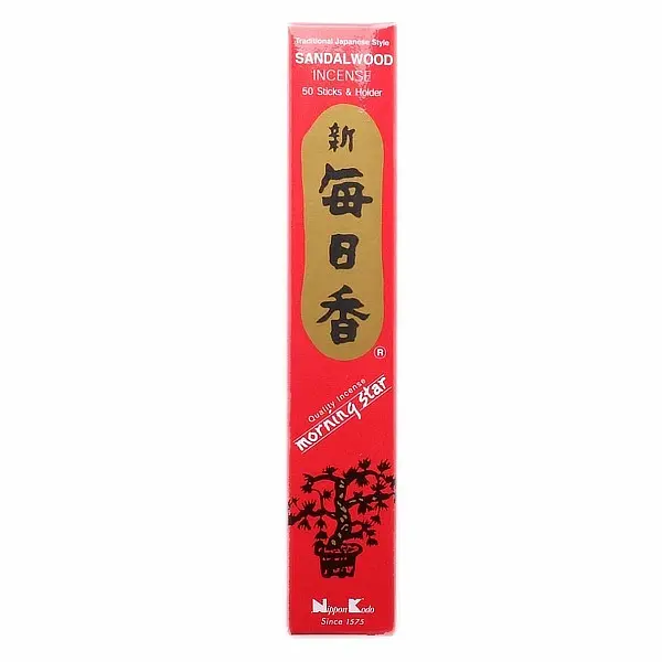 Vonné tyčinky Nippon Kodo Morning star sandalwood - 50 ks