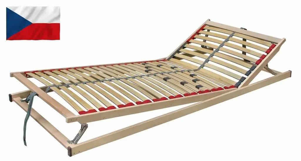 Pevný lamelový rošt MARAISI RELAX 90x200 cm, polohovatelný