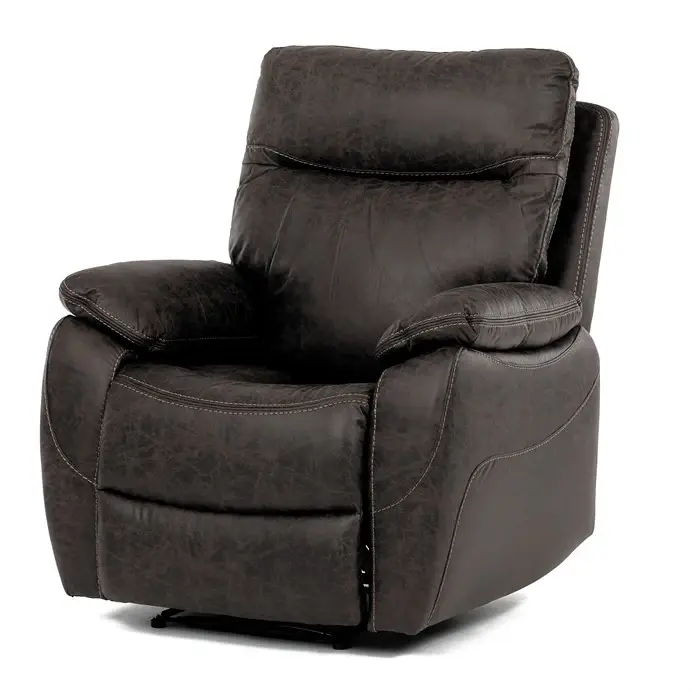 TV a relaxační křeslo MORSARZOR s manuálním ovládáním, potah coffee látka v dekoru vintage