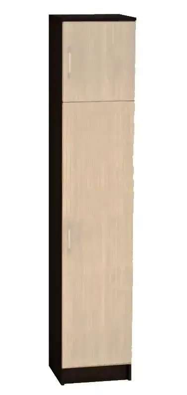 Úzká policová skříň MARIANA, wenge/dub mléčný