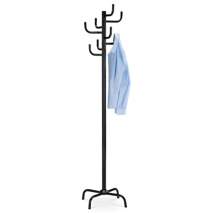 Věšák RONNIE, v. 182 cm, vysoký lesk černý