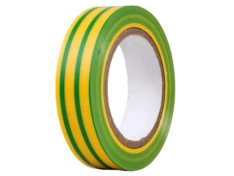 EMOS Izolační páska PVC 15mm / 10m zelenožlutá F61515