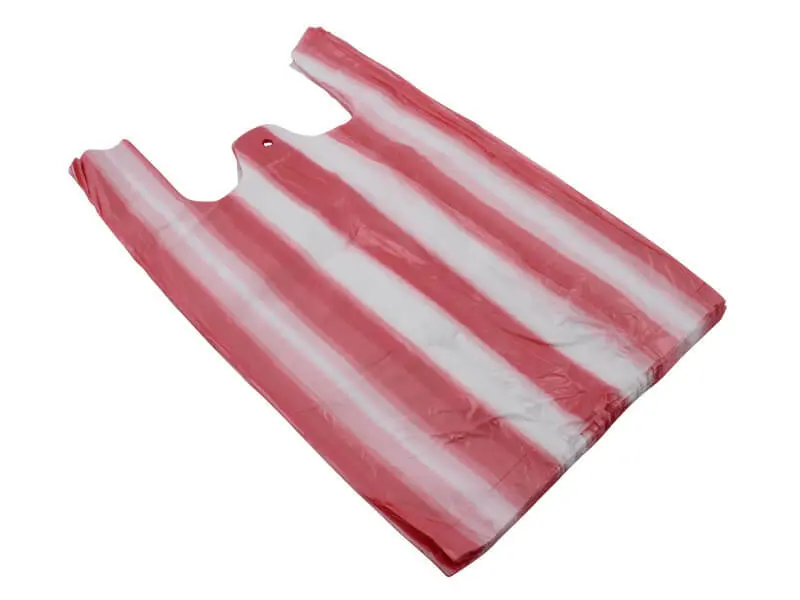 Tavobal Taška 4kg 25+12*45 cm, balení blok 100ks, pruhované