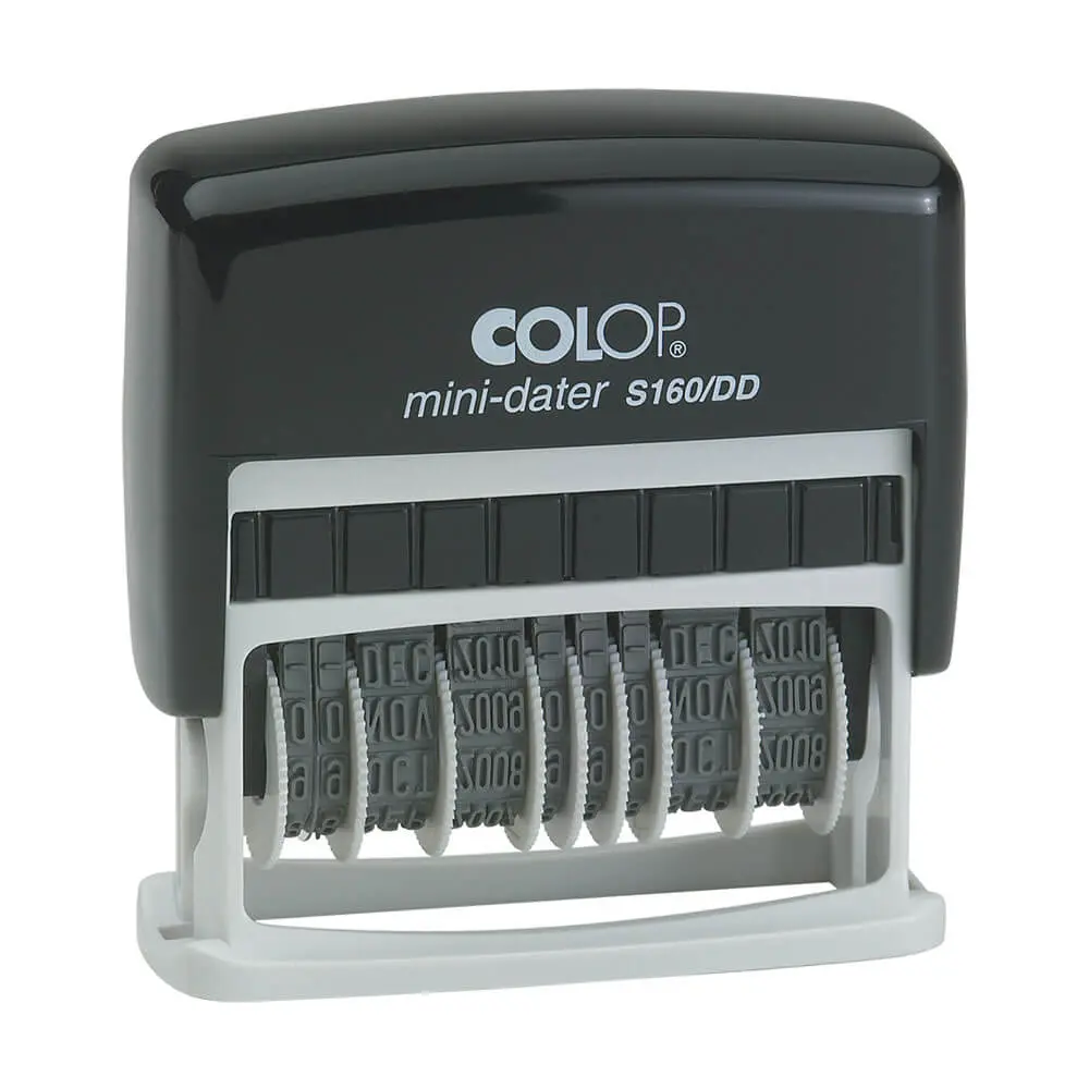 razítko COLOP Mini-Dater S 160/DD dvoudatum - vč. štočku