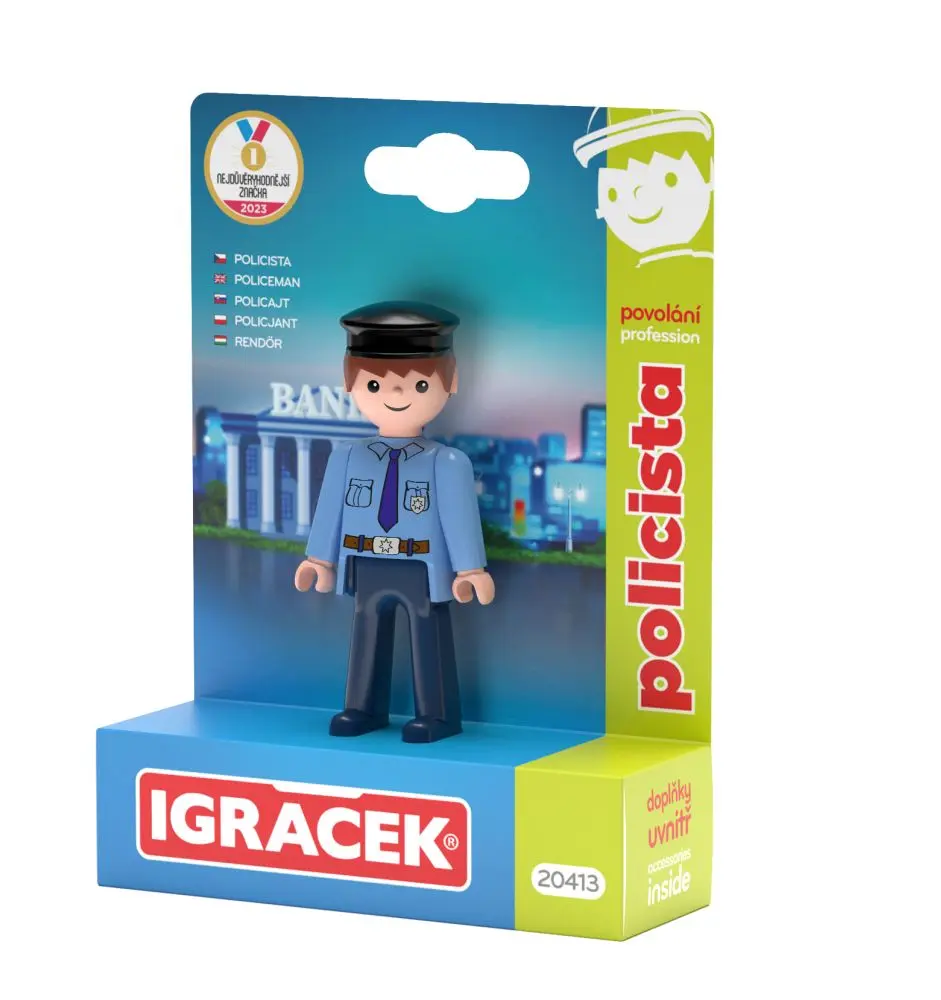 Efko IGRÁČEK - Policista - figurka s příslušenstvím