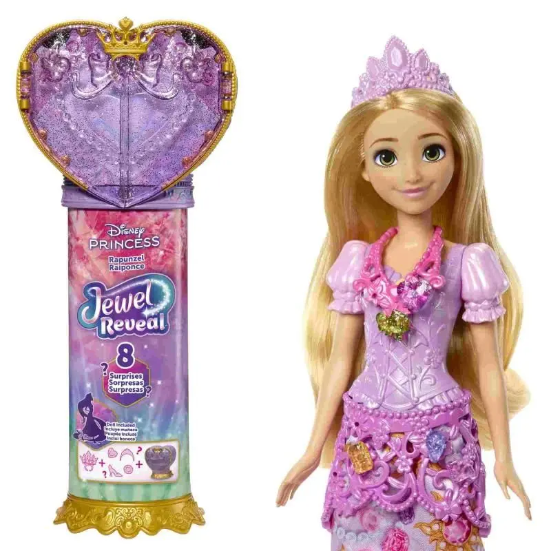 Mattel disney princess jewel reveal™ locika s překvapením, jlk28