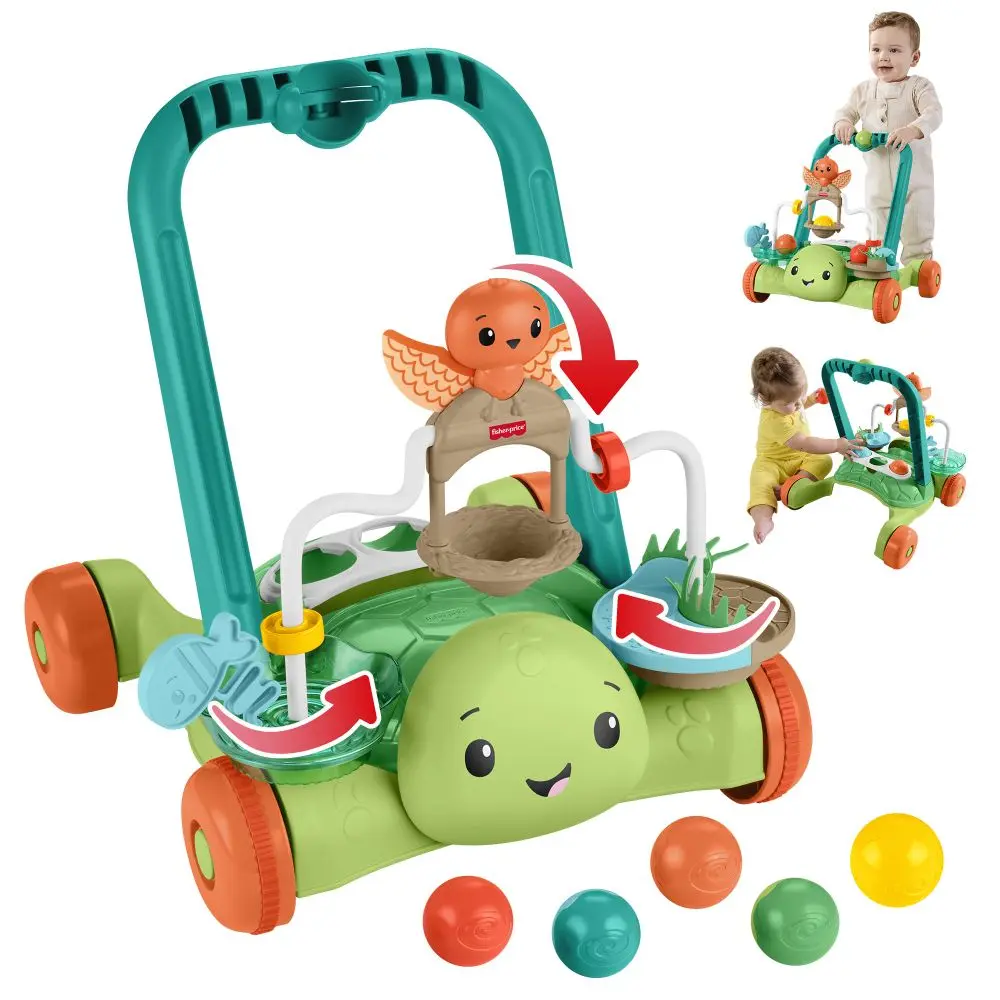Mattel Fisher Price Interaktivní chodítko želva