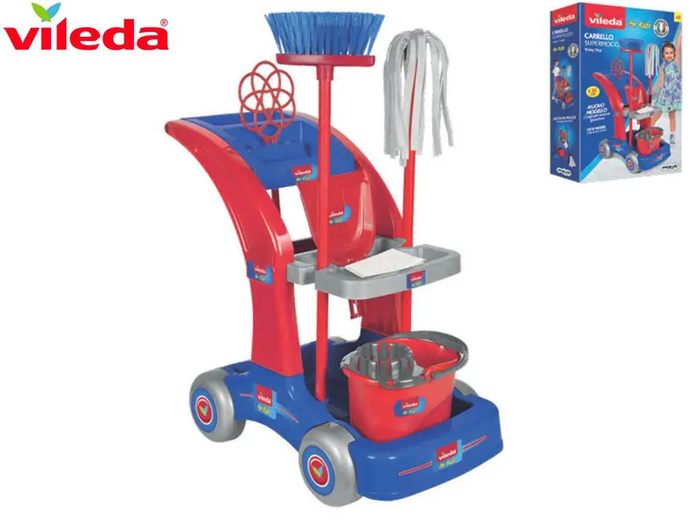 Mikro trading Vileda - Sada malá uklízečka - 6 ks - s vozíkem - 50 cm