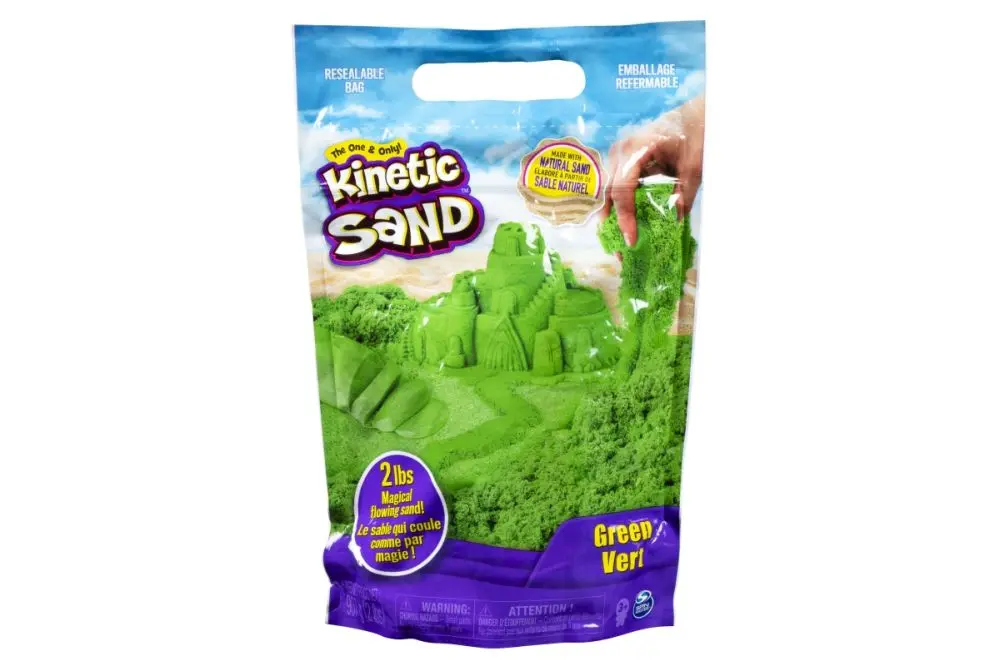 Spin Master Kinetic Sand Balení Zeleného Písku 0.9 Kg
