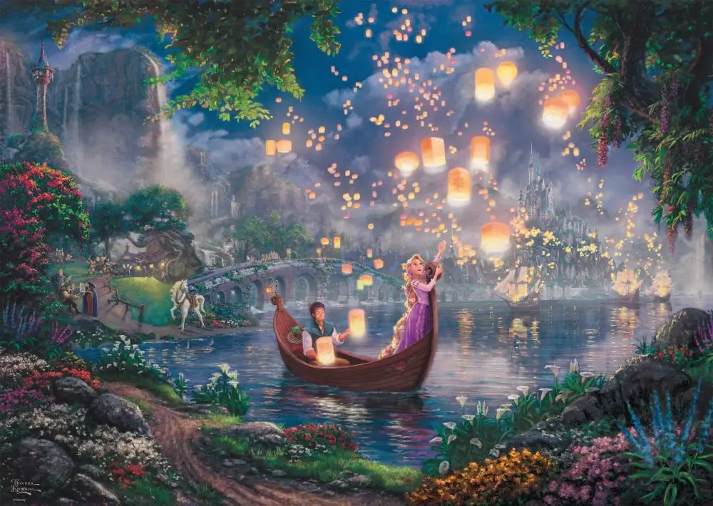 Schmidt puzzle THOMAS KINKADE Locika (Disney) 1000 dílků