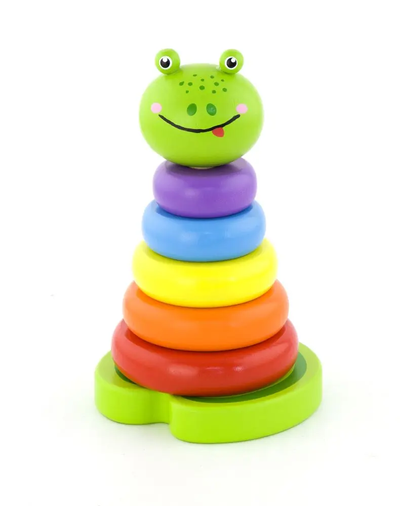 Dřevěná pyramida žabka Viga