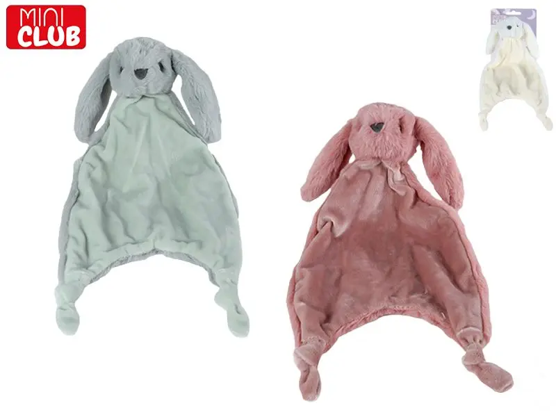 Mikro Mini Club zajíček usínáček plyšový 35,5cm - 3barvy