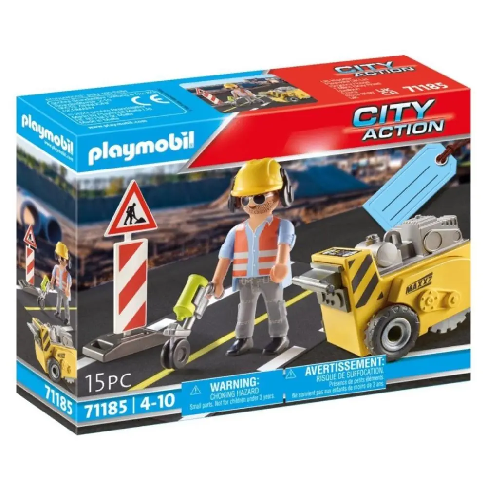 Playmobil 71185 Stavební dělník s frézou