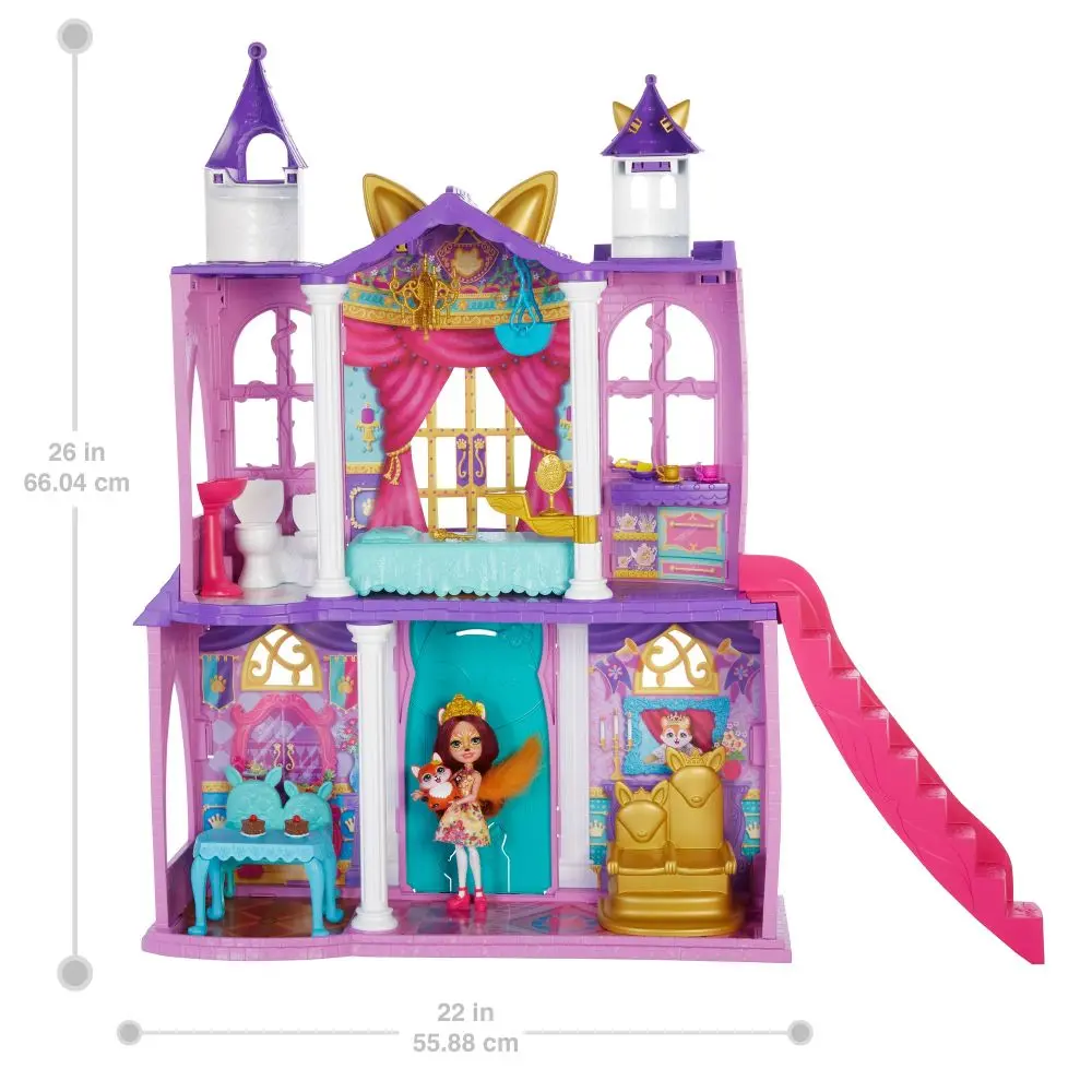 Mattel Enchantimals královský zámek herní set panenka Felicity s doplňky