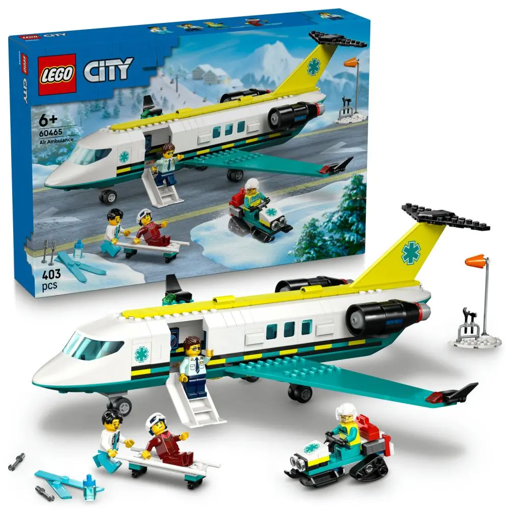 Lego® city 60465 letadlo záchranářské služby
