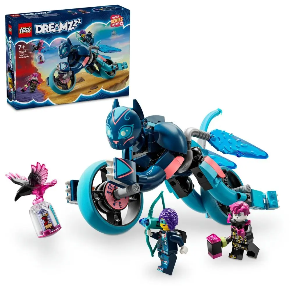 Lego® dreamzzz™ 71479 zoey a její kočičí motorka