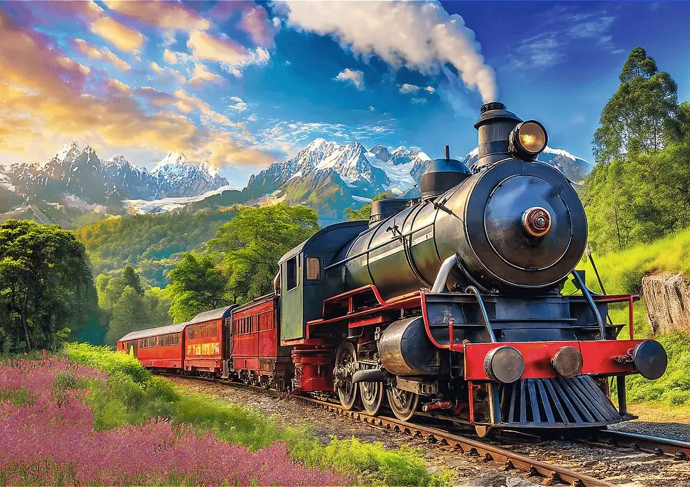 Trefl Puzzle 1000 Cesta vlakem