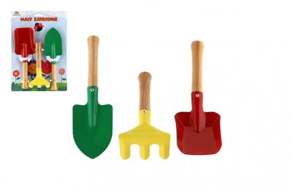 Nářadí zahradní dětské 3 ks 15 - 21 cm
