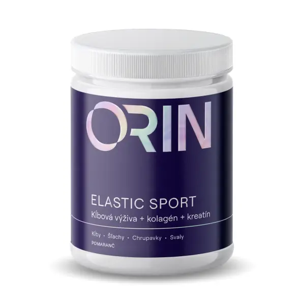 ORIN ELASTIC SPORT kolagen pro sportovce, Příchuť: Pomeranč