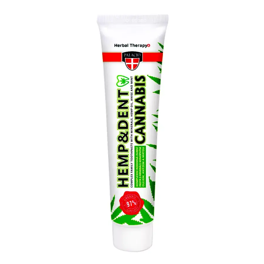 Palacio Konopná zubní pasta HEMP & DENT, 75 g