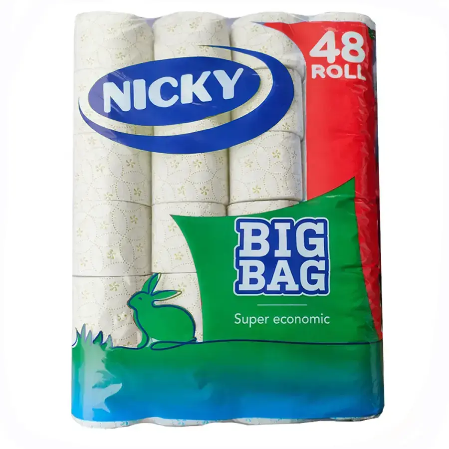 Nicky Toaletní Papír 48 ks, 2-Vrstvý