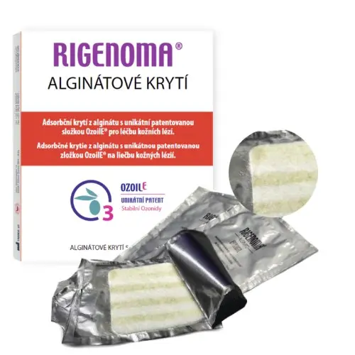 RIGENOMA alginátové krytí s OZOILE 5 ks