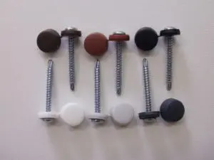 Vruty / plastové čepičky Vrut nerez v délce 25 mm -
