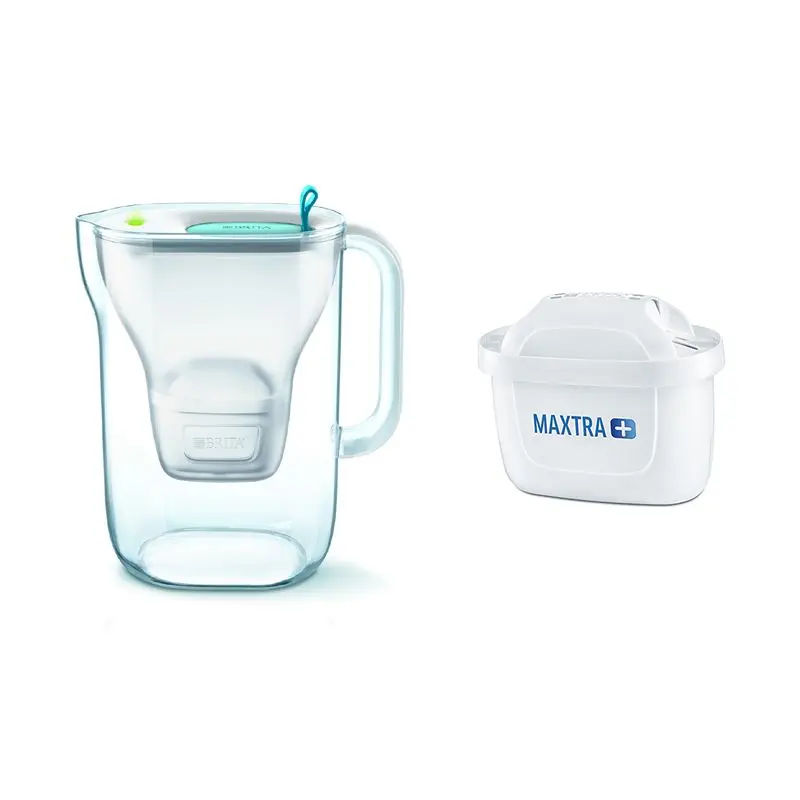 Filtrační konvice Brita Fill and Enjoy Style modrá + 1 ks Maxtra Plus