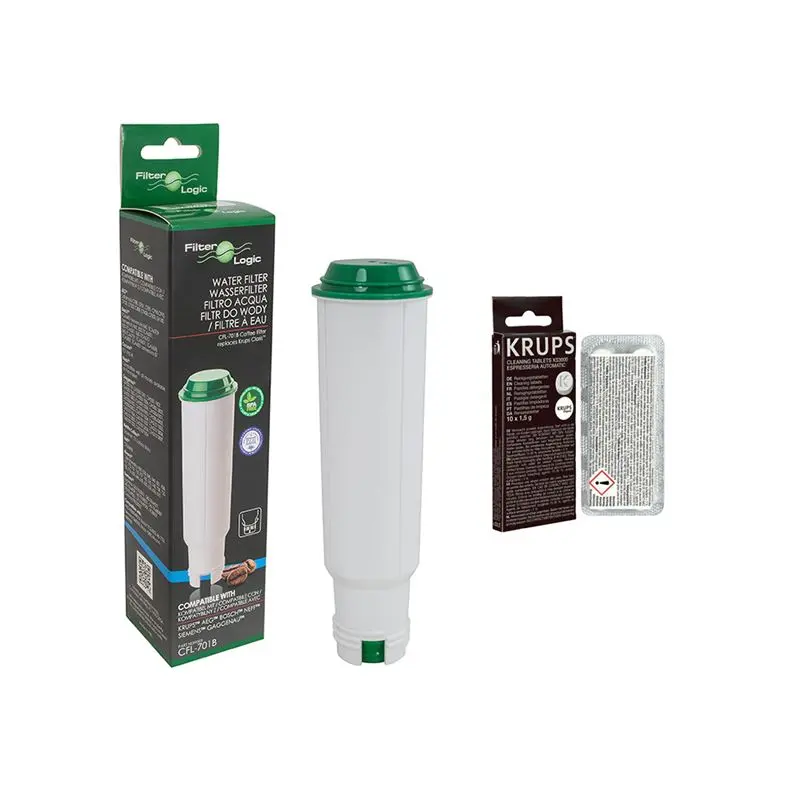 Filter Logic CFL-701B filtr za Krups F08801 + Krups XS300010 čisticí tablety