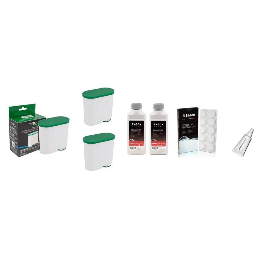 Filter Logic CFL-903B filtr 3 ks za Saeco/Philips AquaClean CA6903 + Saeco CA6700 500 ml + Saeco CA6704/99 čisticí tablety + Saeco mazivo