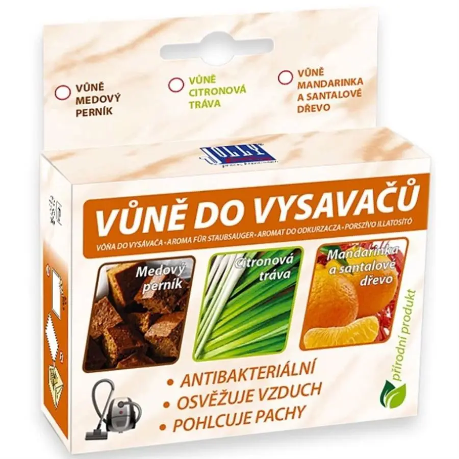 Jolly mandarinka a santal vůně do vysavače 5 ks