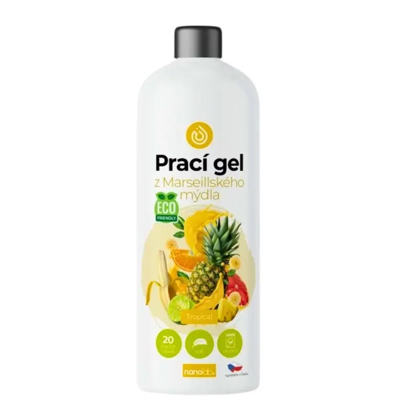 Nanolab prací gel z Marseillského mýdla pro citlivou pokožku Tropical 1 l