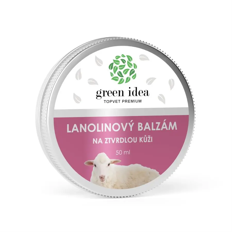 Green idea Lanolinový balzám na nohy a ruce 50 ml - balzám na ztvrdlou kůži