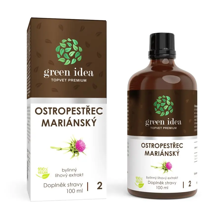 Green idea Ostropestřec mariánský tinktura - kapky 100 ml