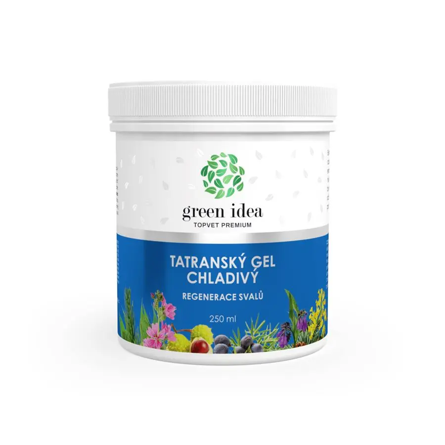 Green Idea tatranský bylinný chladivý gel 250 ml