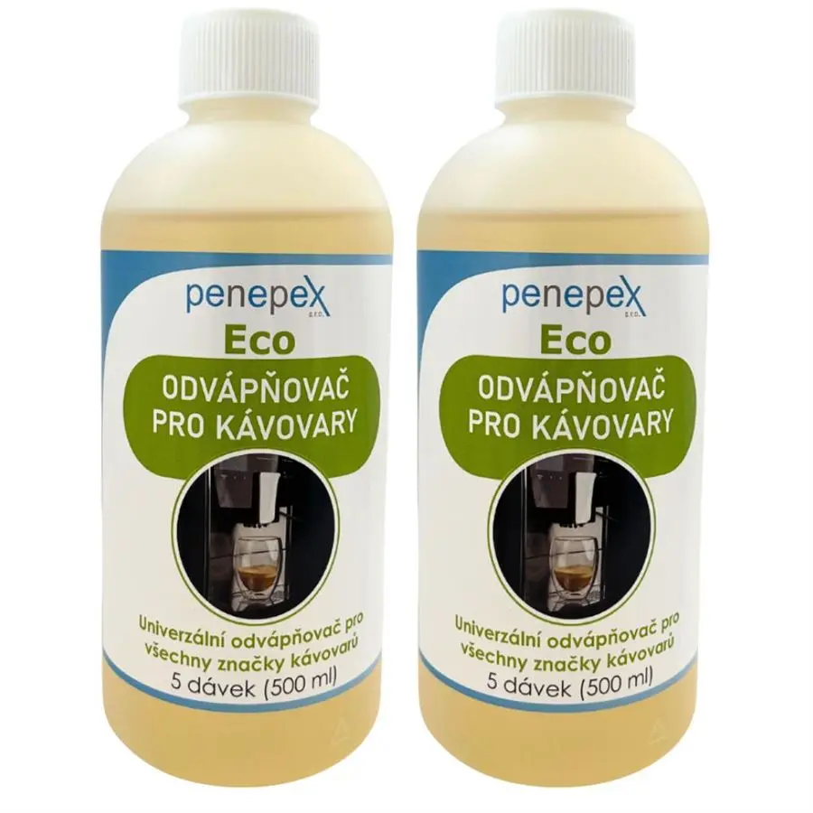 Univerzální Eco odvápňovač do kávovarů Penepex 500 ml (2 ks)