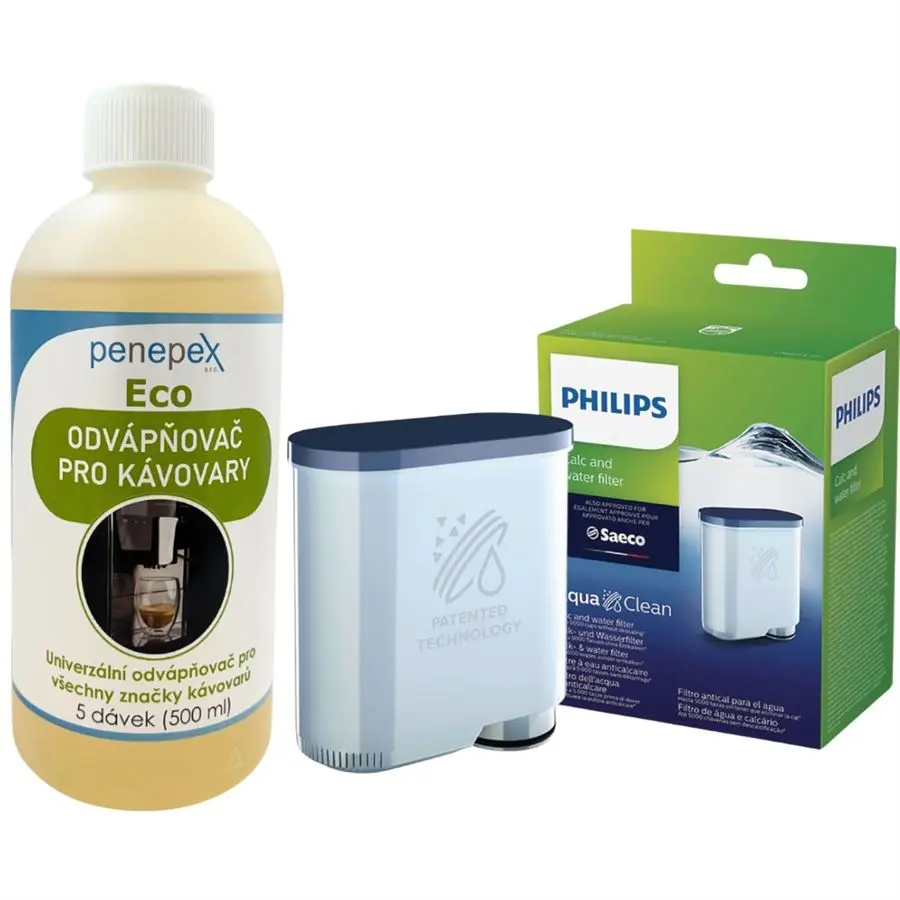Philips AquaClean CA6903/10 filtr do kávovaru + Penepex Eco univerzální odvápňovač 500 ml