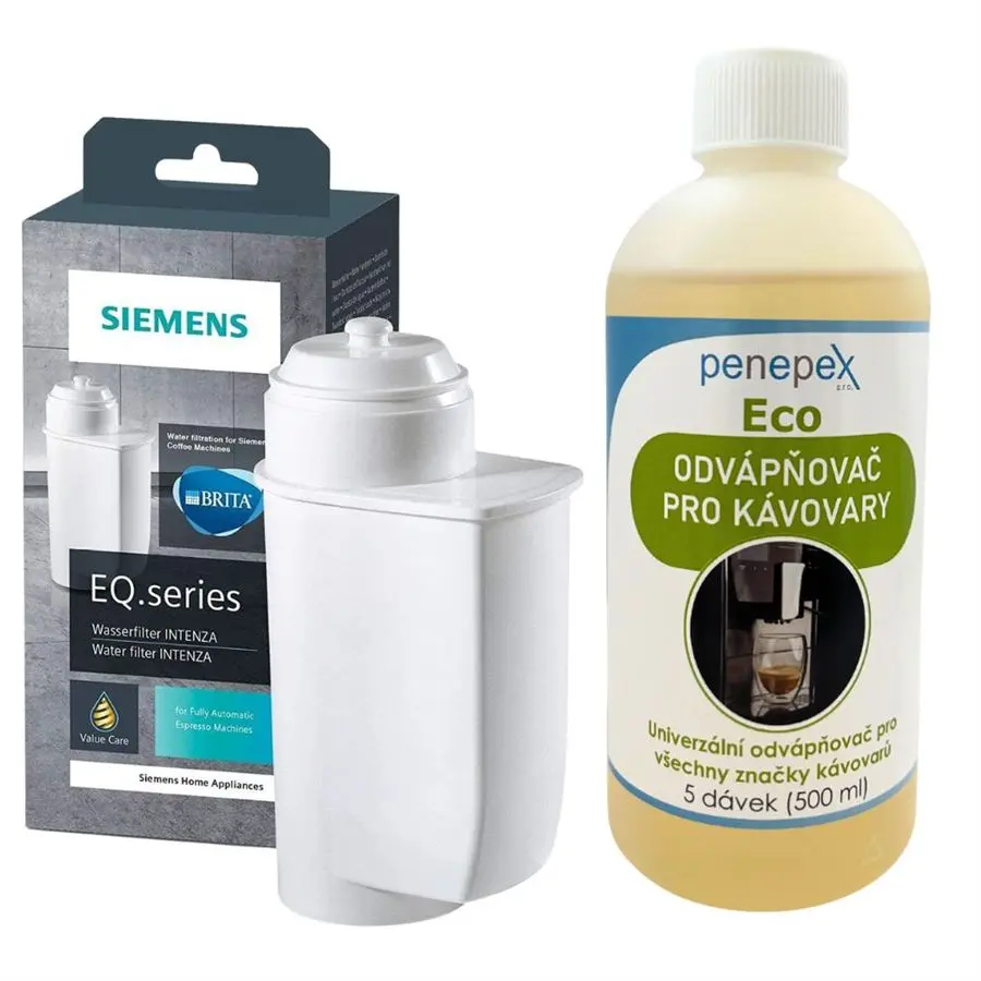 Siemens Brita Intenza TZ70003 (17004340) filtr do kávovaru + Penepex Eco univerzální odvápňovač 500 ml