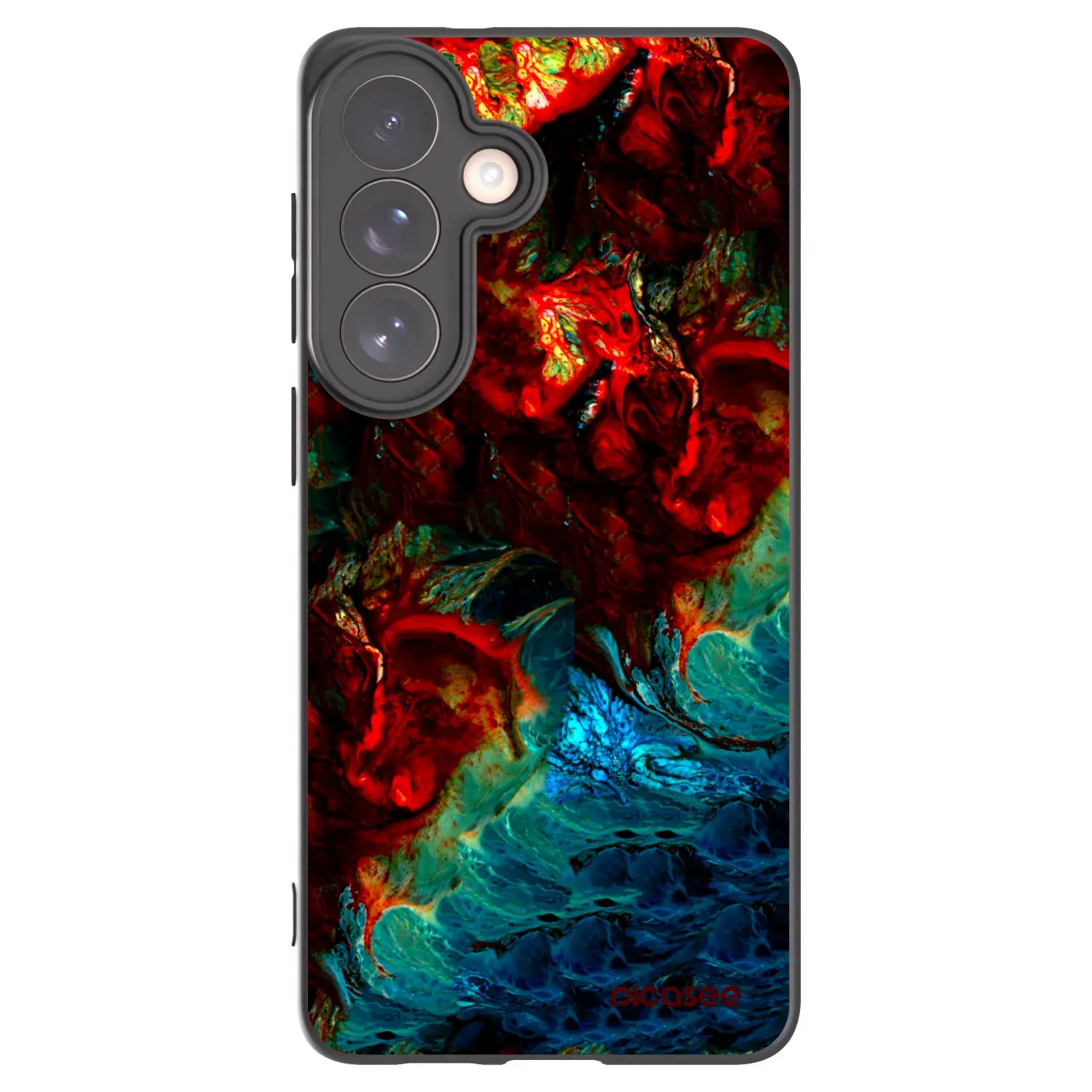 Silikonový černý obal pro Samsung Galaxy S26+ - Universe
