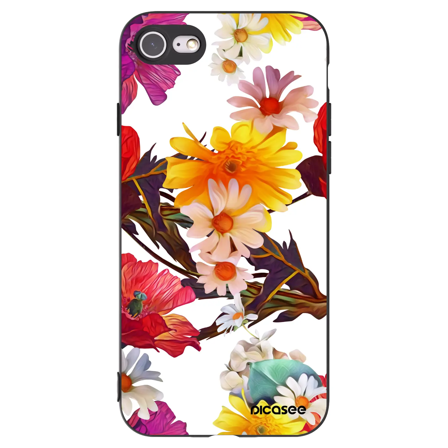 Silikonový černý obal pro Apple iPhone SE 2022 - Meadow