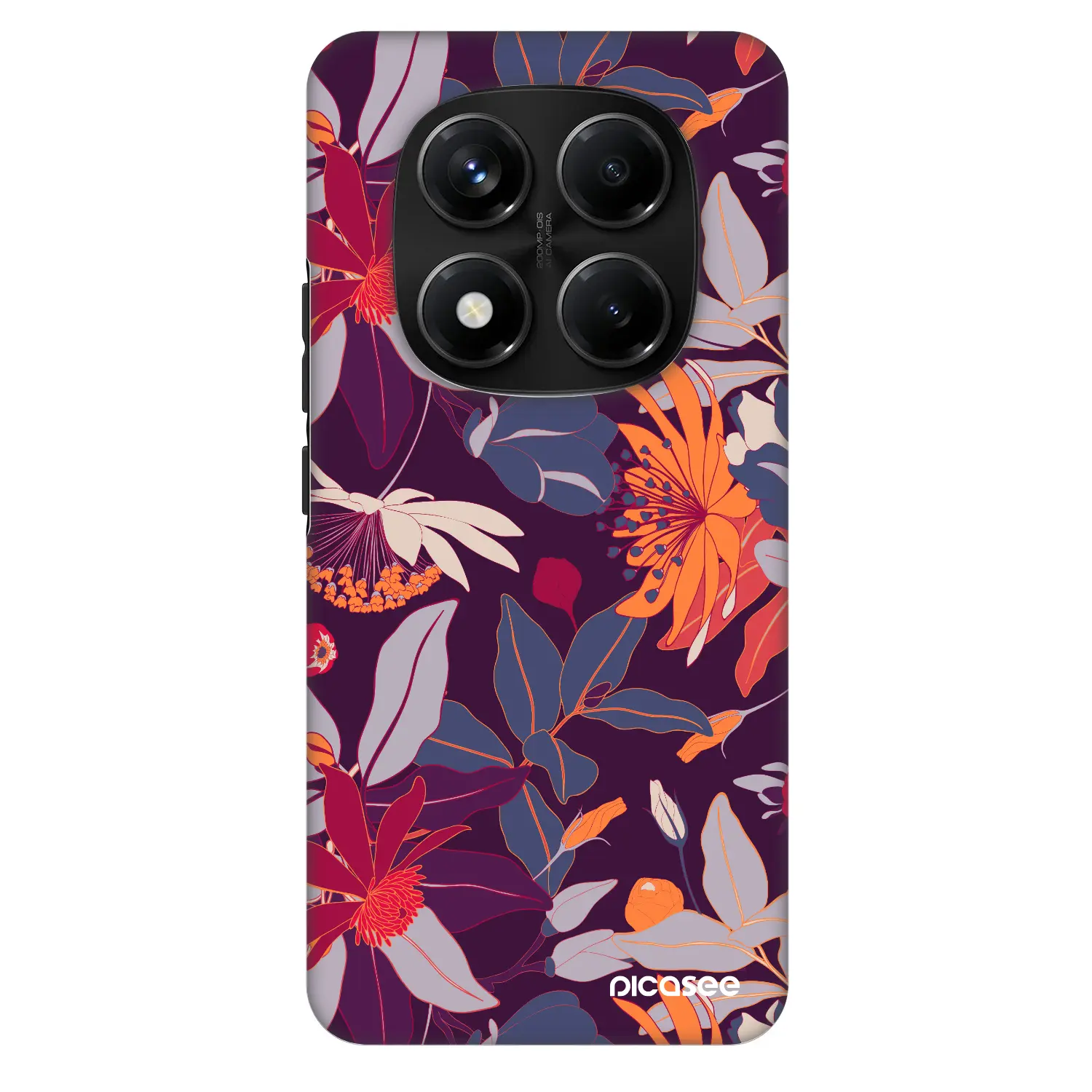 Fashion Case pro Xiaomi Redmi Note 14 Pro+ 5G - Purple Leaf