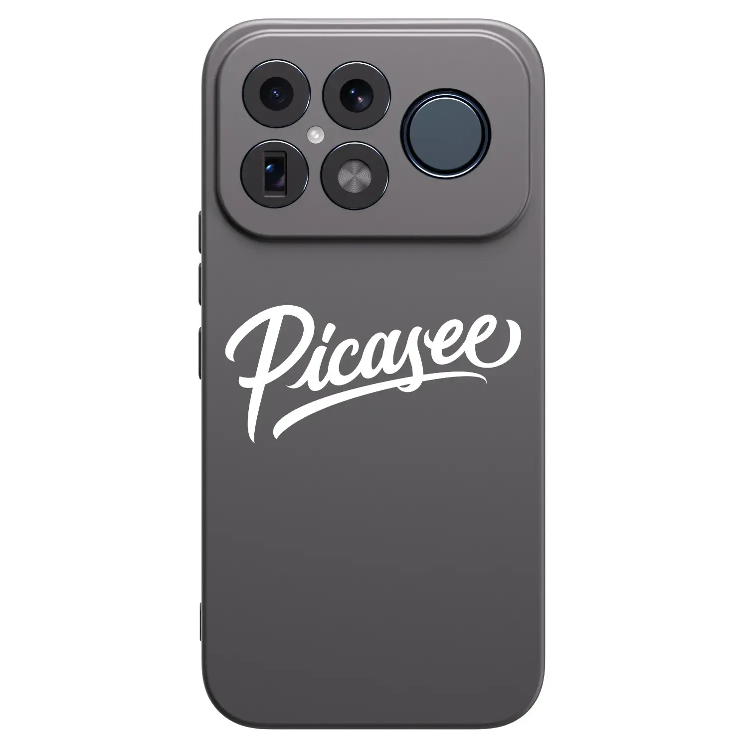 Silikonový černý obal pro Xiaomi Poco F8 Ultra - Picasee - old logo - white