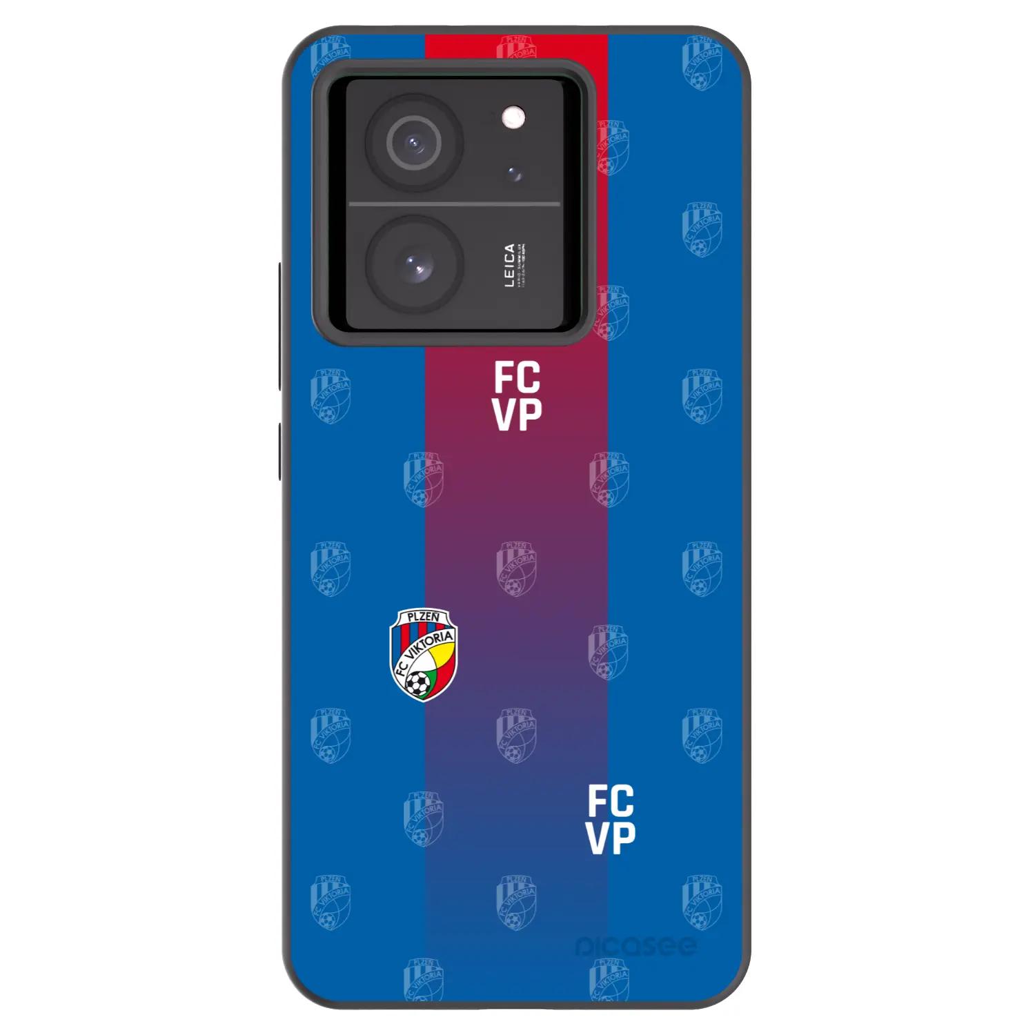 Silikonový černý obal pro Xiaomi 13T Pro - FC Viktoria Plzeň F